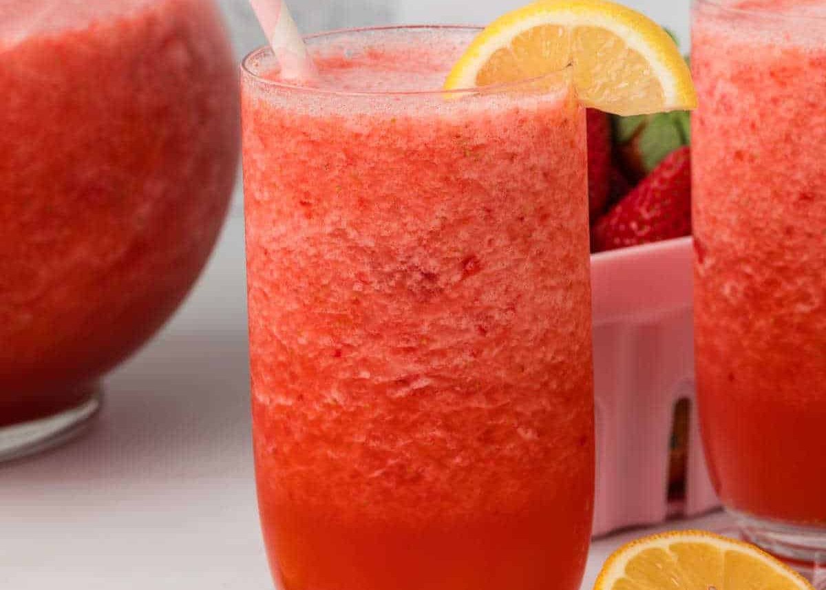 Strawberry Lemonade Slush