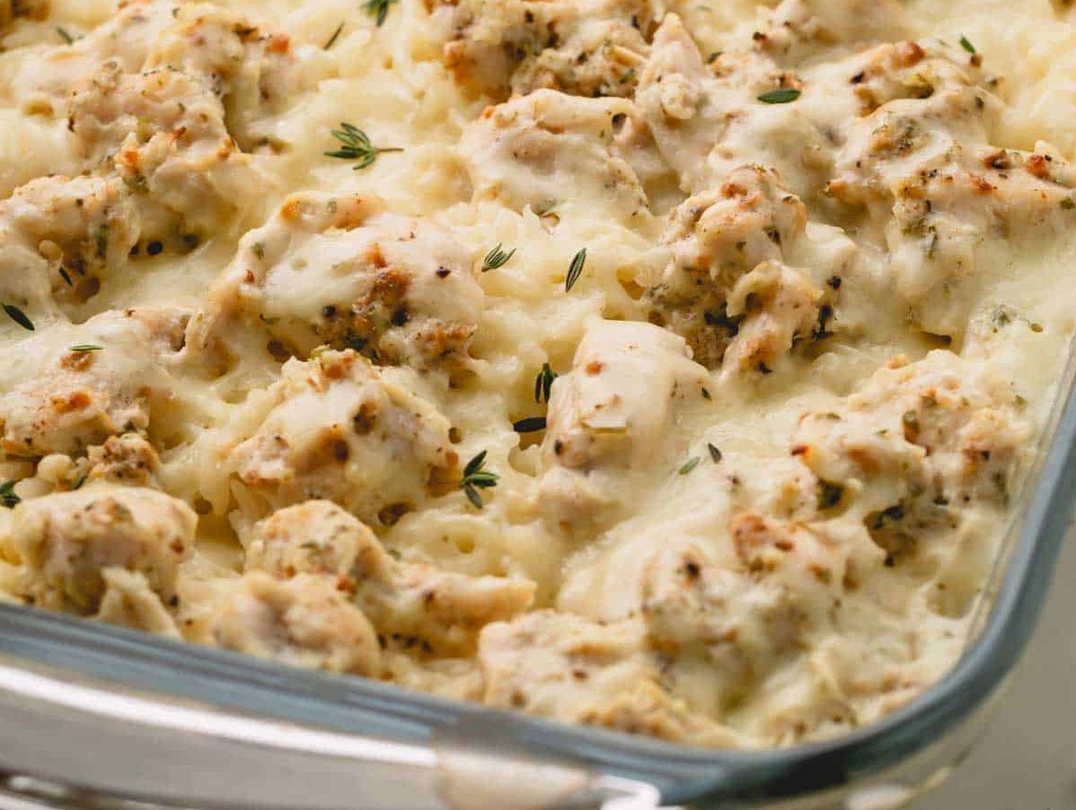 Cheesy Chicken and Rice